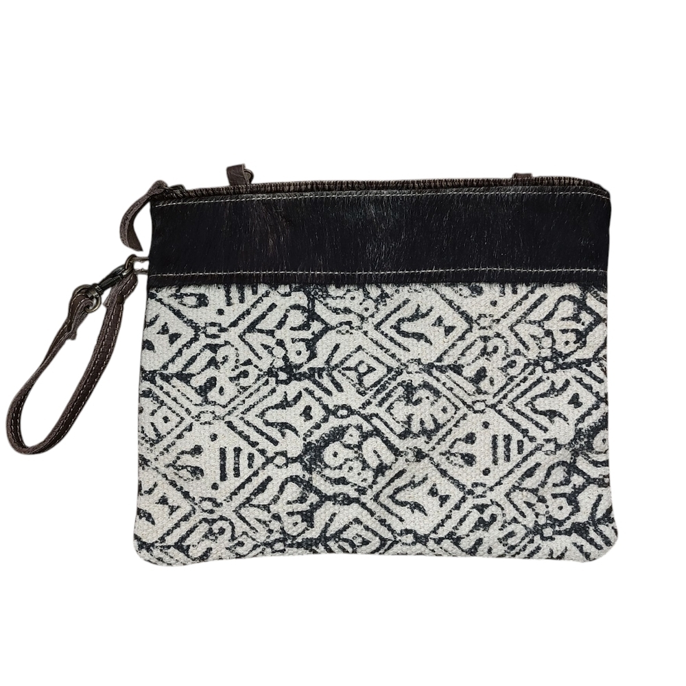 Myra Bag Leather Oversized Wristlet/Crossbody